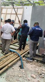 Rumah amblas 3 Meter